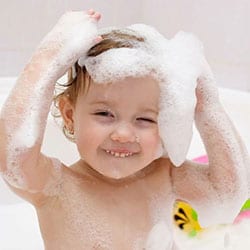 Baby skin care and bath