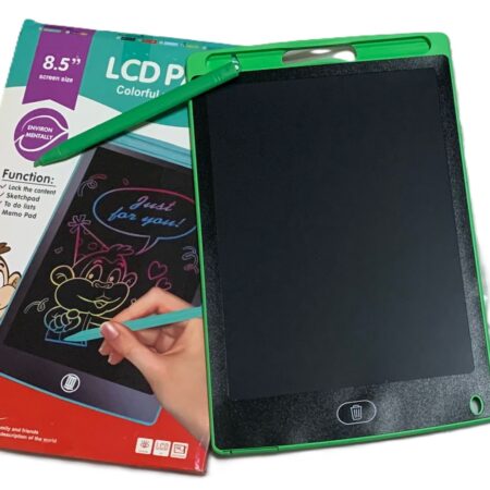 وصف تسويقي للوح الكتابة الإلكتروني (LCD Writing Tablet) – اللون اخضر