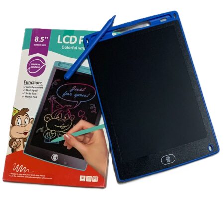 وصف تسويقي للوح الكتابة الإلكتروني (LCD Writing Tablet) – اللون ازرق