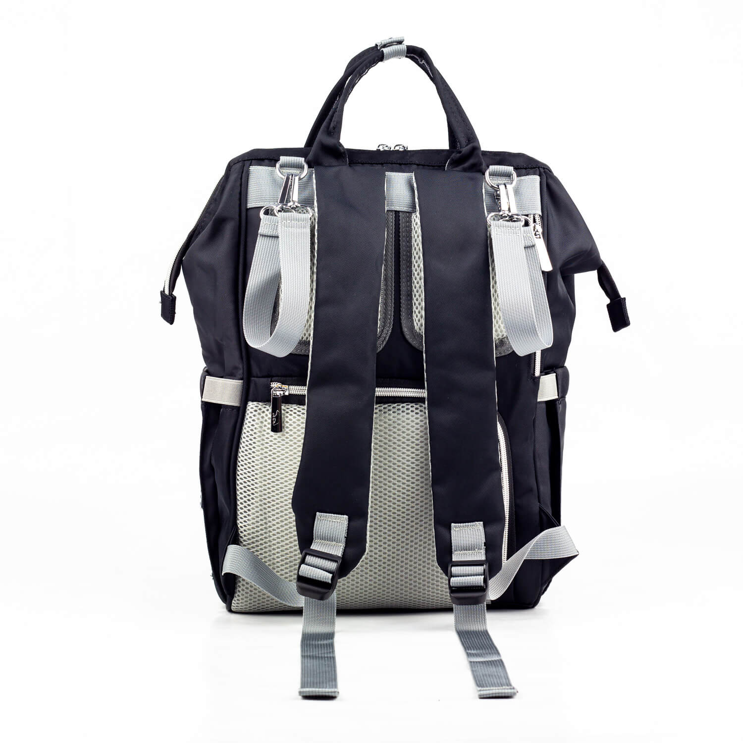 حقيبه لوازم الأمهات الإصدار الاحدث من لوسيد ومقاومة للمياه مع مفرش غيار وحافظه للببرونه حراريه بوصله تسخين-اسود - Image 3