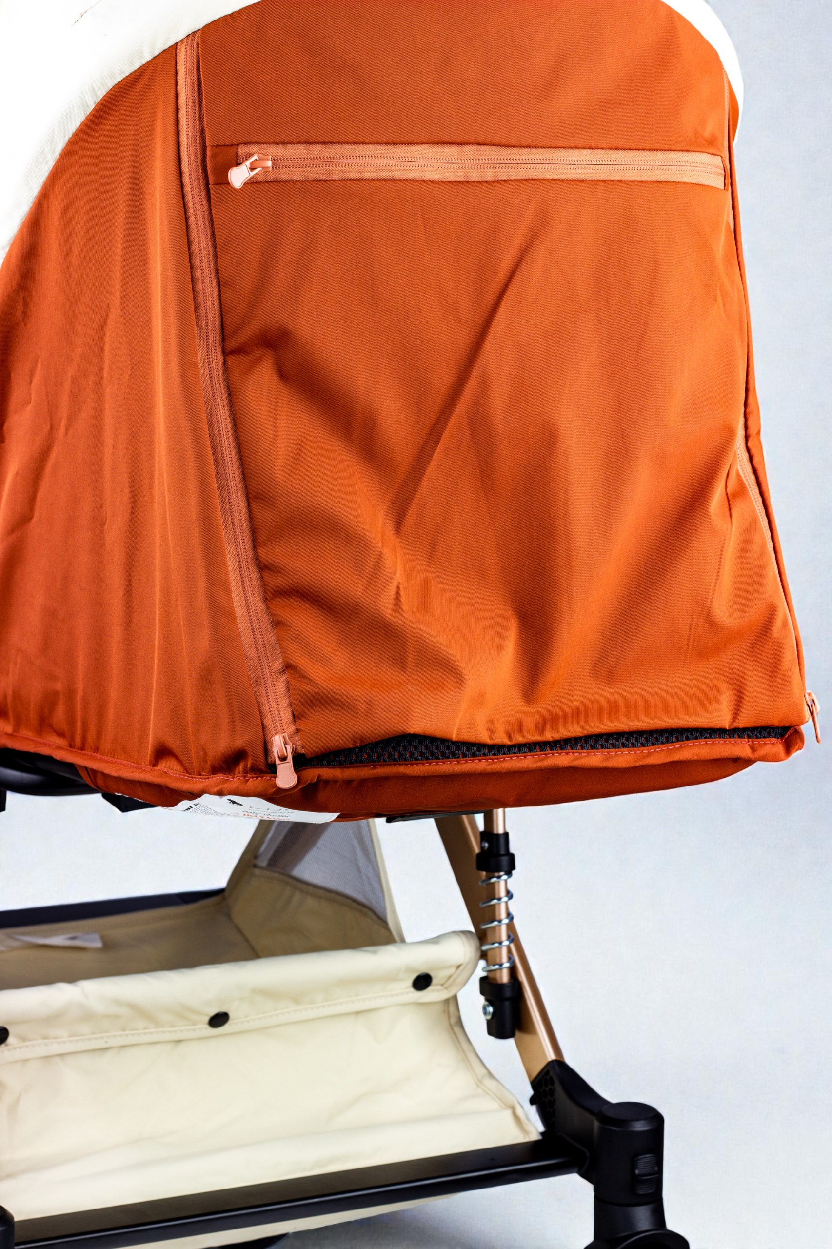 Easy Go – سترولر بيبى فاخره هاندل مزوده باربع عجلات متحركه360 درجه من لوسيد اسود موديل - Image 10